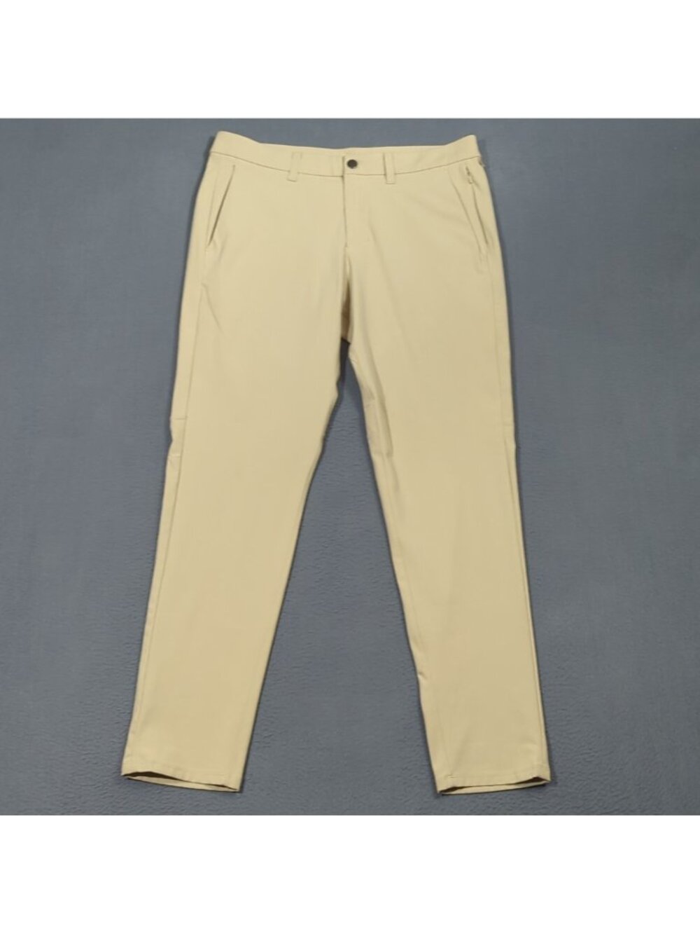 Lululemon Pants Men's 34 Khaki Beige Commission Pant Slim Warpstreme Performance